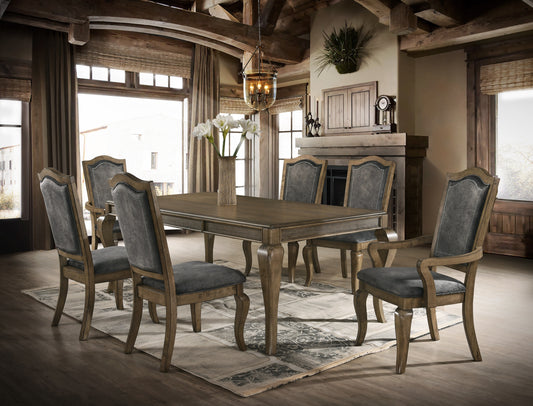 Elegant Ttraditional Style Dining Set 6 Chair NW-D102