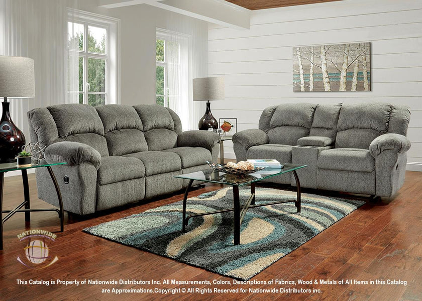 Modern Style Motion Group Gray Fabric NW-U102