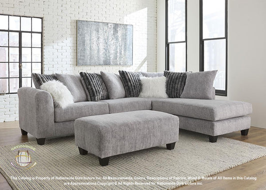 Contemporary Style 2 Piece Chaise Sectional NW-U322