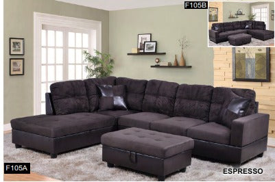 Transitional Style  2 piece Sectional BE-F105