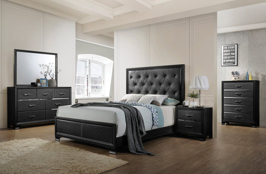 NW-B194 Dresser, Mirror and Queen Size Bed