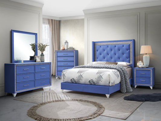 NW-B217 Dresser, Mirror and Queen Size Bed